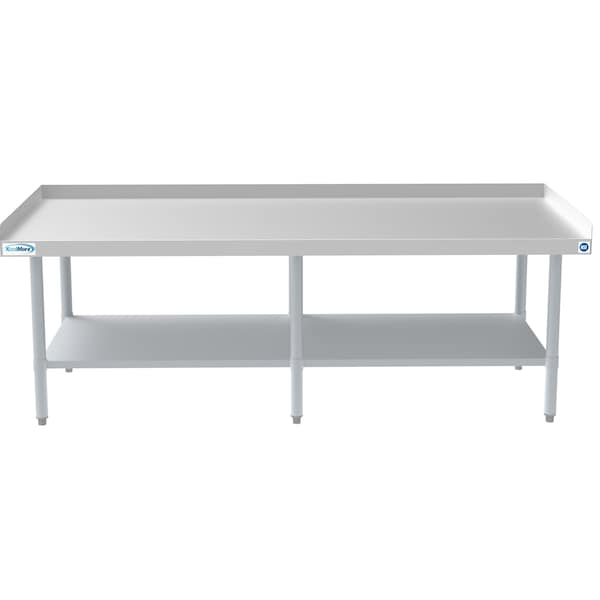 16 Gauge Stainless Steel Commercial Equipment Stand -30 X 72 Heavy Duty Griddle Stand W/Undershelf